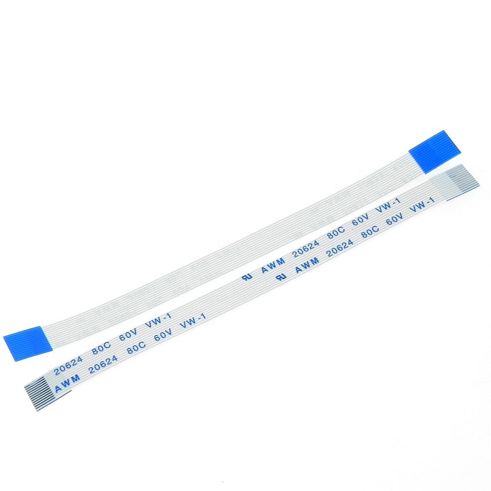 0.5mm पिच 10pin 115mm लम्बाइ एक प्रकार लचीलो फ्लैट FFC जम्पर रोबोट केबल